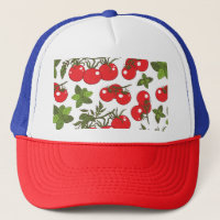 Tomato Basil Seamless Kitchen Muster