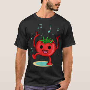 Tomato Dance Music Gemüse Funny Tomato Kostüm T-Shirt