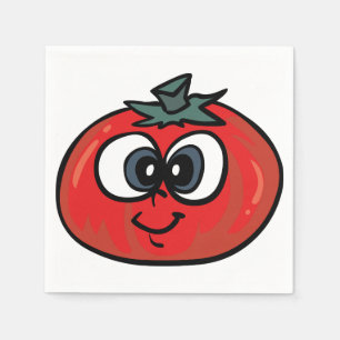 Tomato Face Paper Napkins Serviette