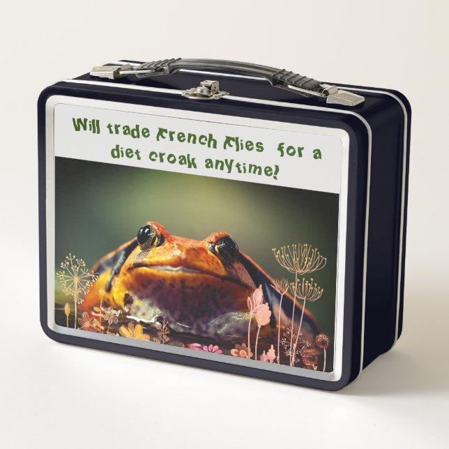 Tomato Frog Metall Brotdose (Vorderseite)