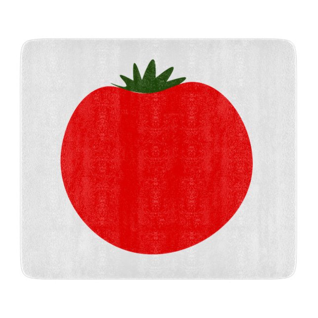 Tomato Glass cutting board Schneidebrett (Vorderseite)
