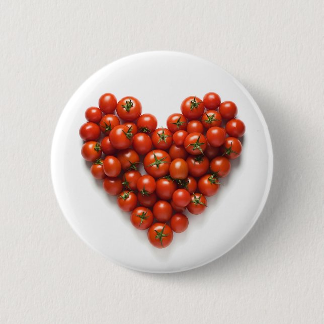Tomato Heart Button (Vorderseite)