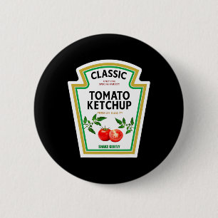 Tomato Ketchup Konditionierung Kostüm Halloween-Pa Button