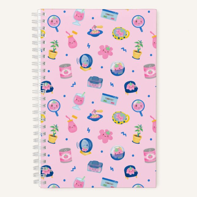 Tomato Life Pink Notizbuch (Vorderseite)