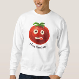 Tomato Lover Kawaii Funny Gemüse Sweatshirt