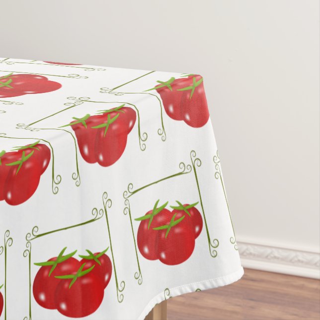 Tomato Pattern Tischdecke (Beispiel)