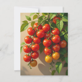 Tomato Pflanze Garening ThemenSummer Vibes Postkarte