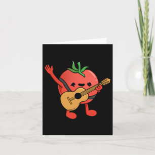 Tomato Playing Gitarre Tomato Lover Karte