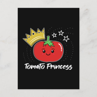 Tomato Princess - Niedlicher Kawaii Tomato T - Shi Postkarte