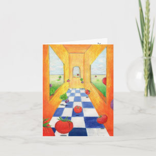 Tomato Radish Kitchen Note Card Scheckter Boden Karte