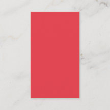 Tomato Red Custom Business Card - Anpassbar