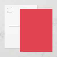 Tomato Red Custom Postcard Einladung