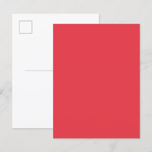 Tomato Red Custom Postcard Einladung
