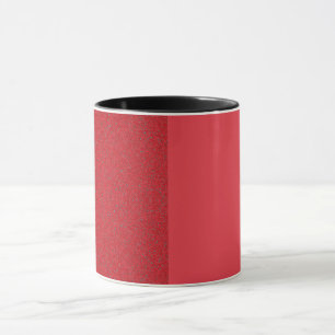Tomato Red Half Texture Tasse - Anpassbar