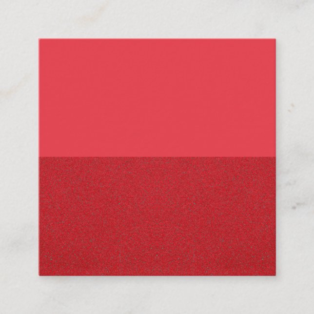 Tomato Red Horizon Split Enclosure Card (Custom) Begleitkarte (Vorderseite)