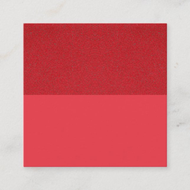 Tomato Red Horizon Split Enclosure Card (Custom) Begleitkarte (Vorderseite)