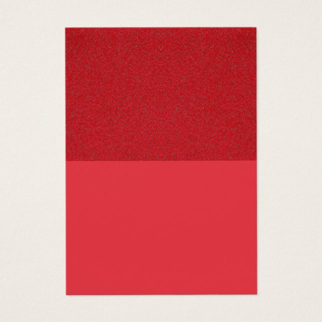 Tomato Red Horizon Split Visitenkarte - Anpassen (Vorderseite)