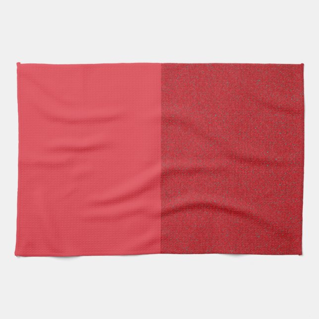 Tomato Red Kitchen Handtuch - Anpassbar (Horizontal)