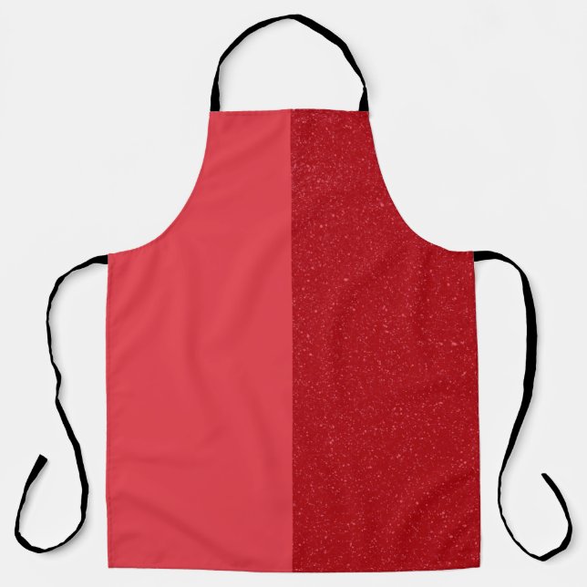 Tomato Red Koch Schürze mit zwei Bildschirmen - An (Vorderseite)