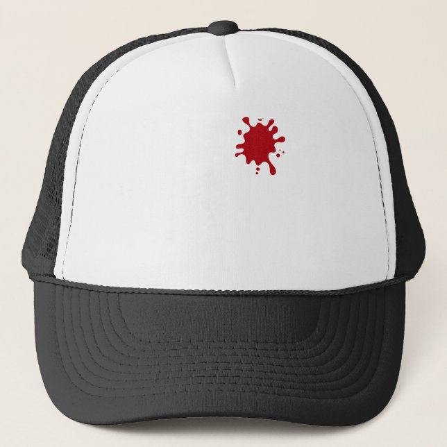 Tomato Red Logo Trucker Hat – Customizable Truckerkappe (Vorderseite)