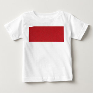 Tomato Red Noise Bar Baby Jersey T-Shirt - Anpasse