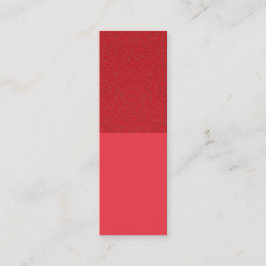 Tomato Red Noise Top Business Card - Anpassbar Mini Visitenkarte