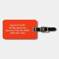 Tomato Red Solid Color Minimalistisch