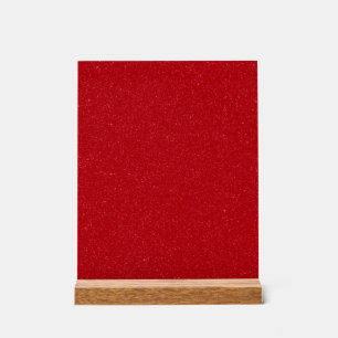 Tomato Red Sparkle Acrylic Sign 8"x10" - Anpassen Acrylschild