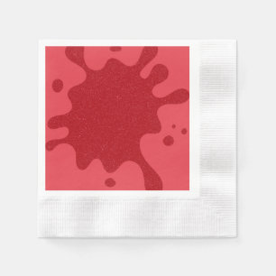 Tomato Red Splash Cocktail Papier Napkin Design Serviette