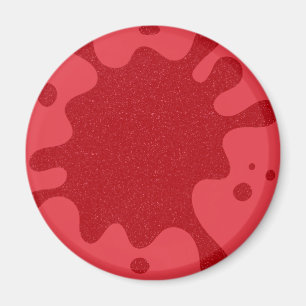 Tomato Red Splash Custom Kühlschrankmagnet Magnet