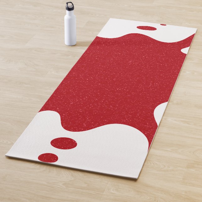 Tomato Red Splash Yoga Mat – Anpassbar Yogamatte (Beispiel)