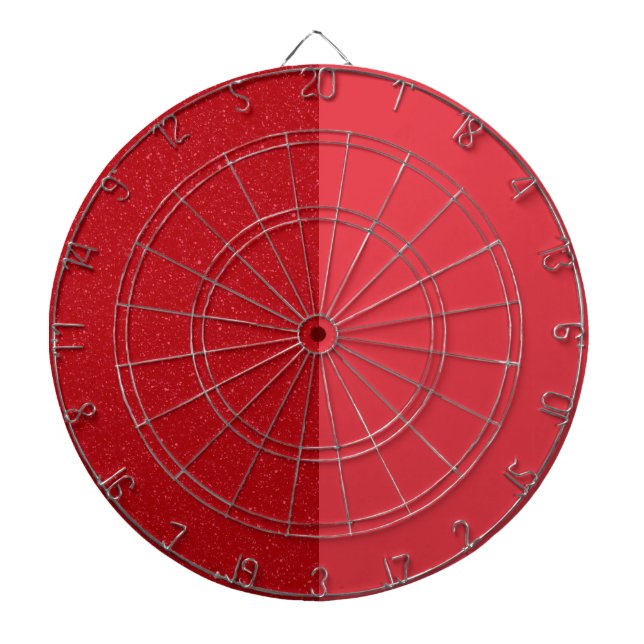 Tomato Red Split Dartboard – Customizable Dartscheibe (vorne)