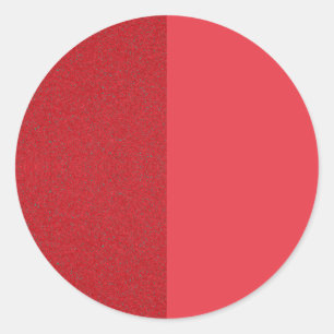 Tomato Red Split Texture Sticker - Anpassbar
