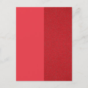 Tomato Red Split Textured Invest Card - Custom Einladungspostkarte