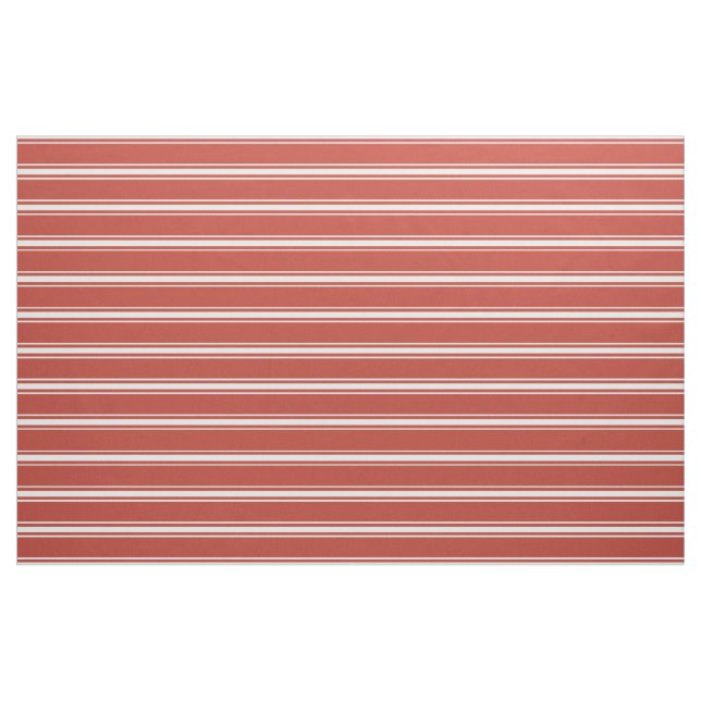 Tomato Red Stripes Zollgewebe Stoff (Yard (91,4 cm))