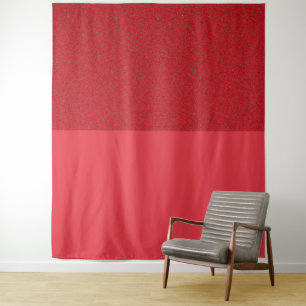 Tomato Red Tapestry Top Noise Split - Anpassbar Wandteppich