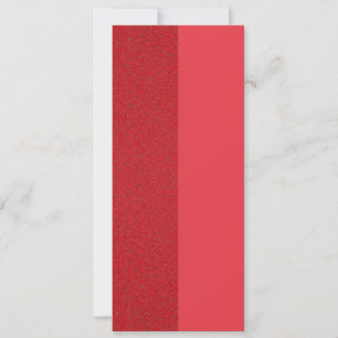 Tomato Red Vertical Invite - Split Texdesign Einladung