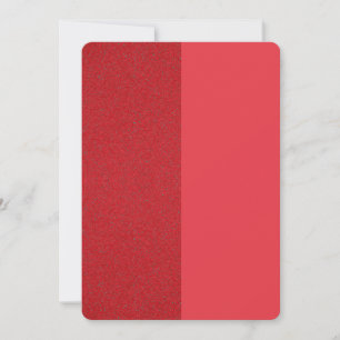 Tomato Red Zwei-Tone Textured Invitation - Custom Einladung
