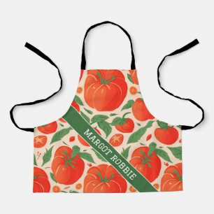 Tomato Retro Personalisiertes Muster Schürze