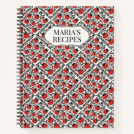 Tomato Rustic Farmhouse French Country Recipe Notizbuch