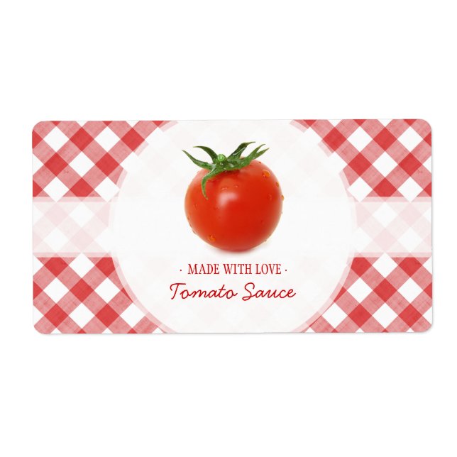 Tomato Sauce-Etiketten (Vorne)