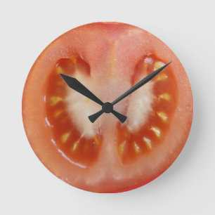 Tomato slice runde wanduhr