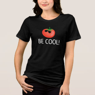 Tomato - Sonnenbrille, cool sein, Rot, Weihnachten Tri-Blend Shirt