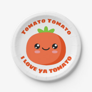 Tomato Tomato I Liebe Tomato Pappteller
