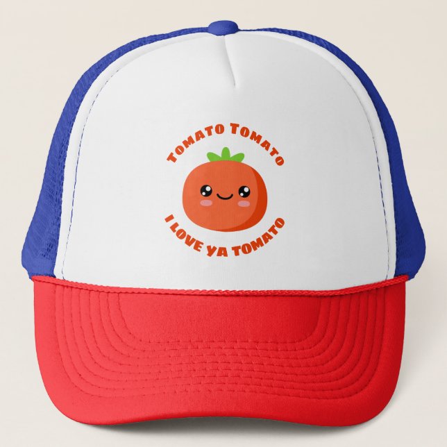 Tomato Tomato I Liebe ya Tomato Truckerkappe (Vorderseite)