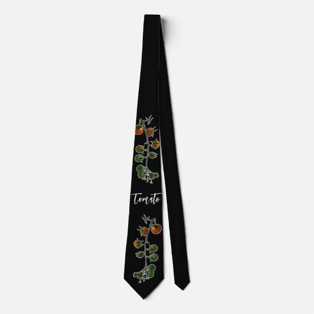 TOMATO VINE FOTO NECK TIE KRAWATTE (Vorderseite)