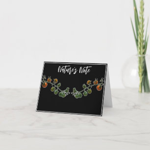 TOMATO VINE FOTO NOTE CARD