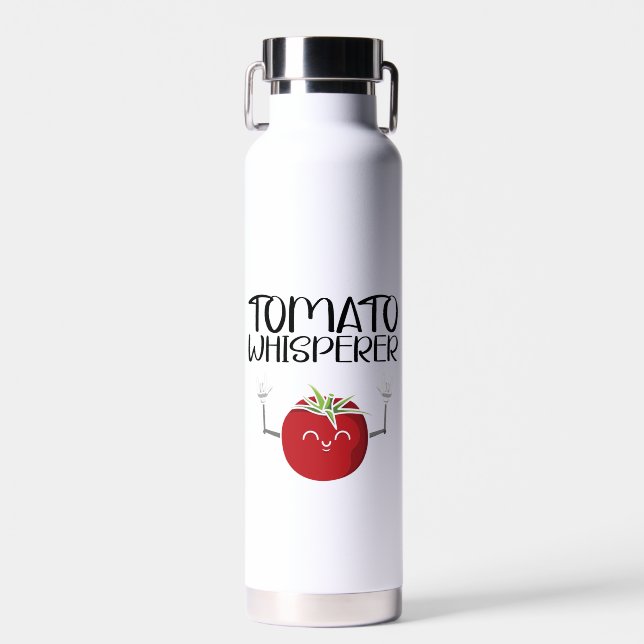 Tomato Whisperer Trinkflasche (Vorne)