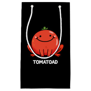 Tomatoad Funny Tomato Toad Puff Dark BG Kleine Geschenktüte