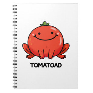 Tomatoad Funny Tomato Toad Puff Notizblock